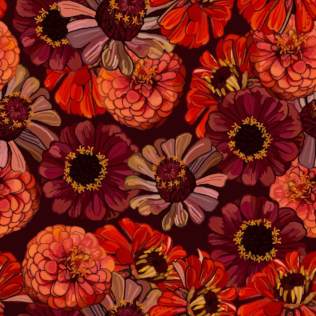 Flowers at a farmers market.