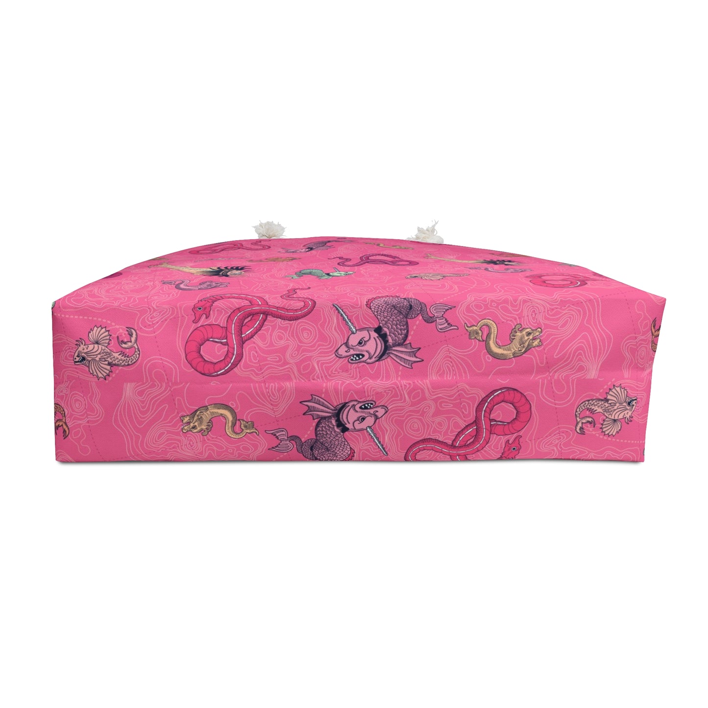 Vintage Sea Monster in Pink Weekender Tote Bag