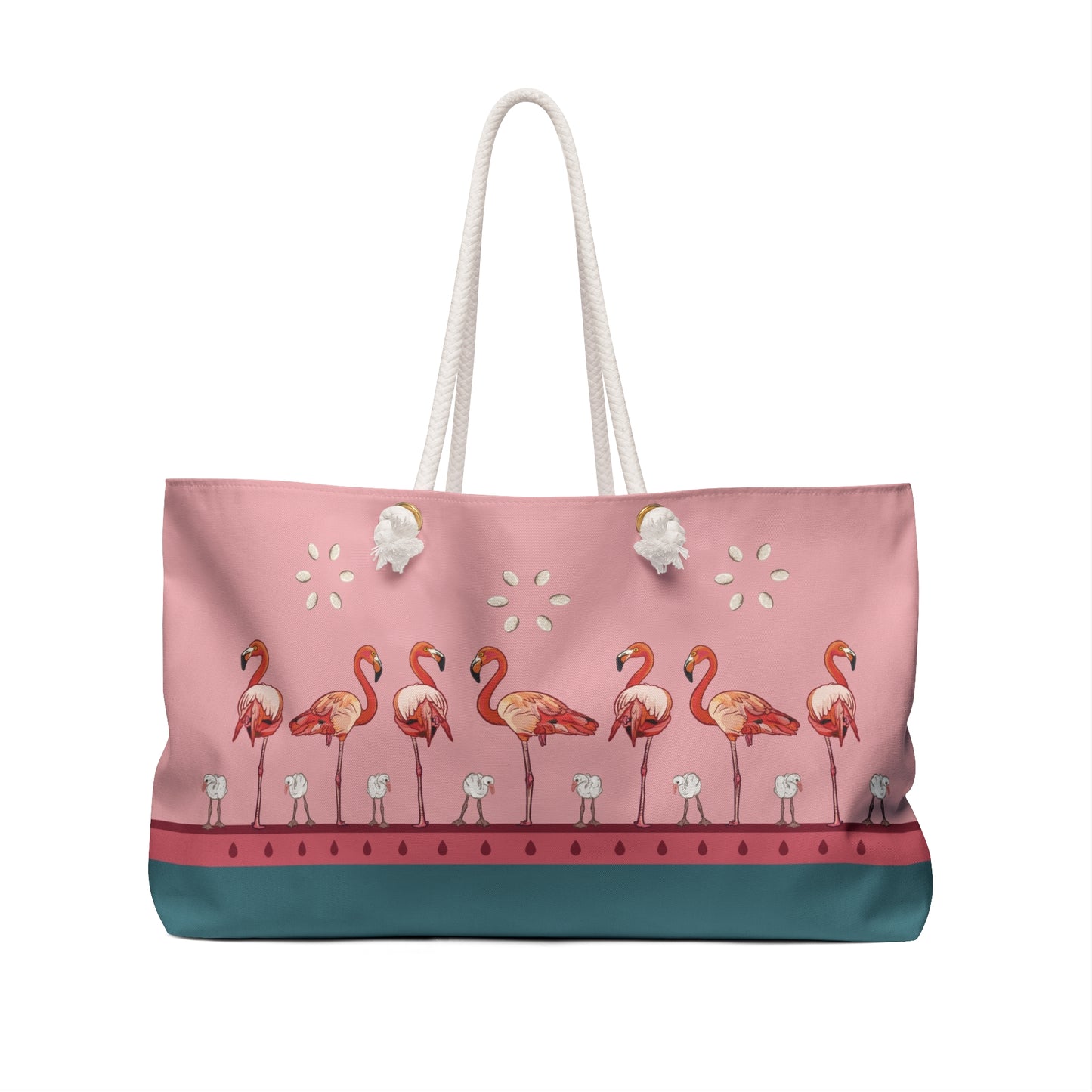 Flamingos Weekender Tote Bag
