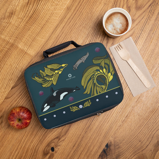 Otter Orca Urchin Kelp Lunch Bag by Posh Tide