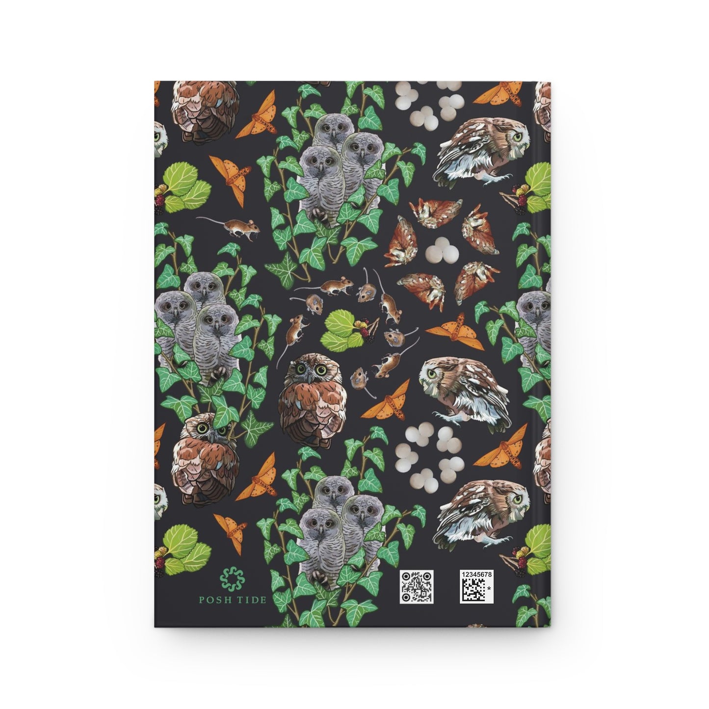 Owls Hardcover Journal