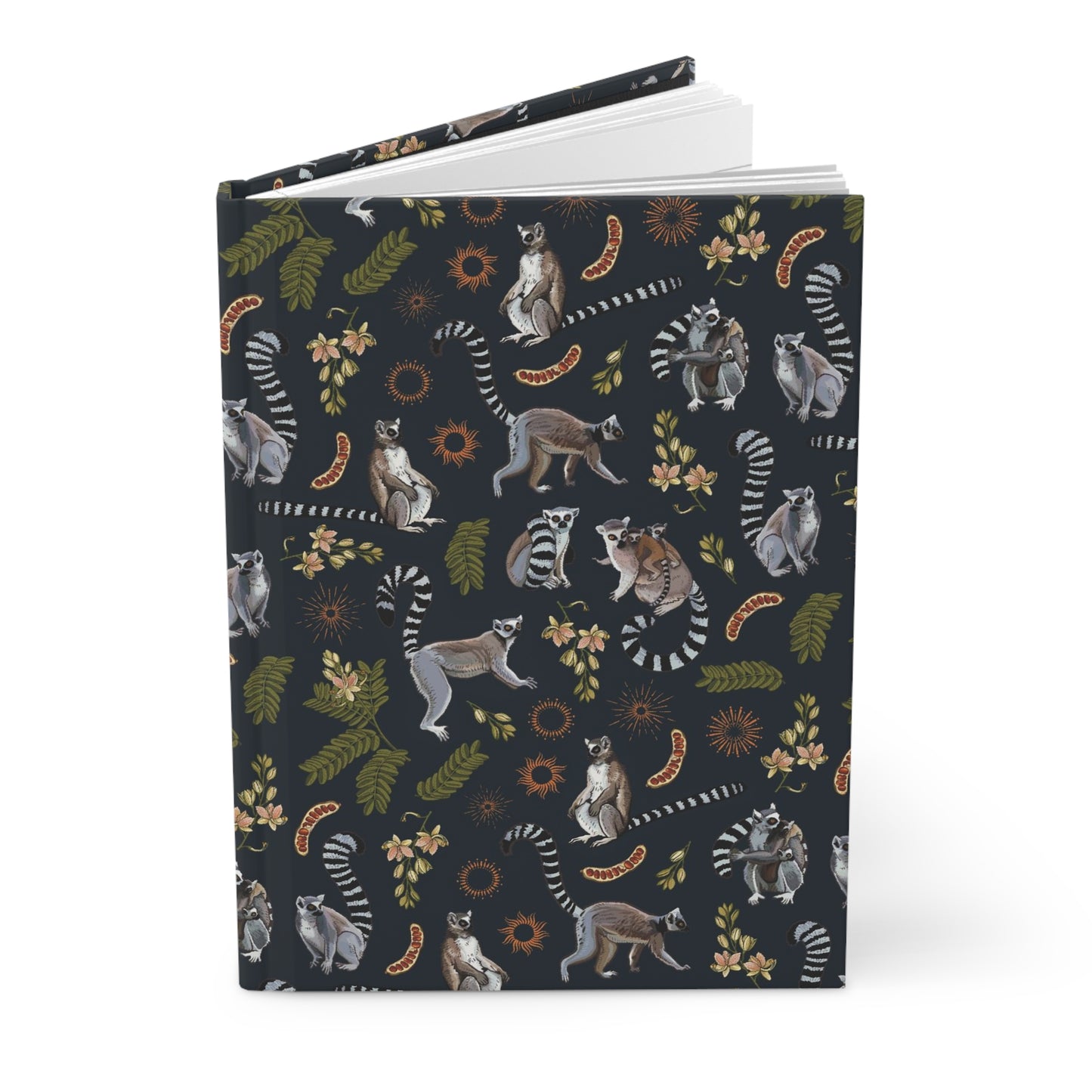 Ring Tailed Lemur Hardcover Journal