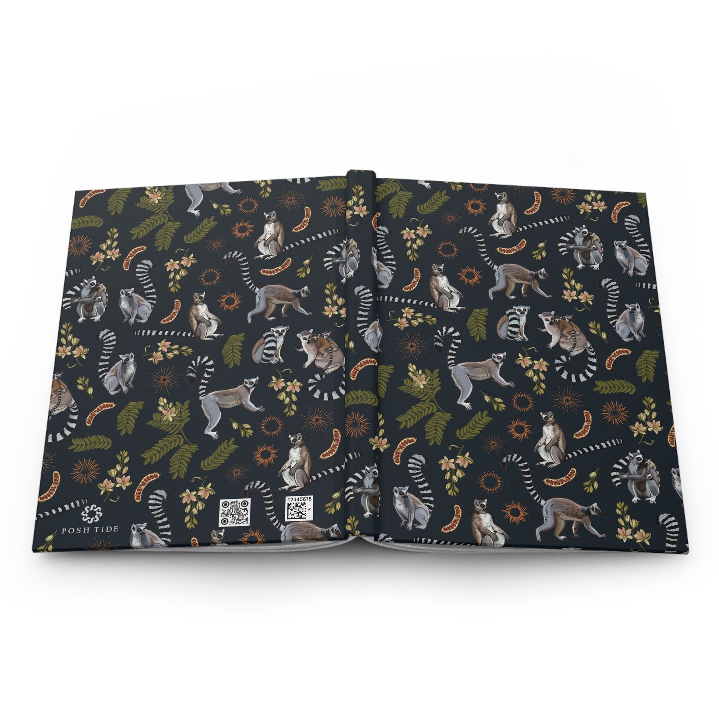 Ring Tailed Lemur Hardcover Journal