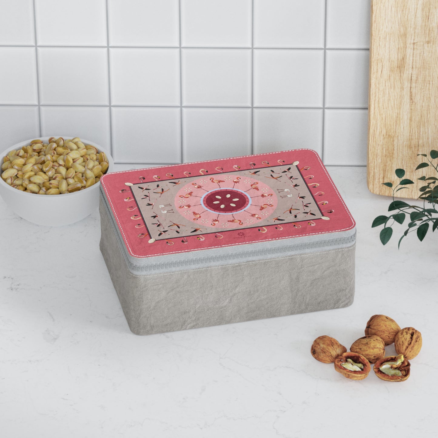 Flamingo Paper Lunch Bag