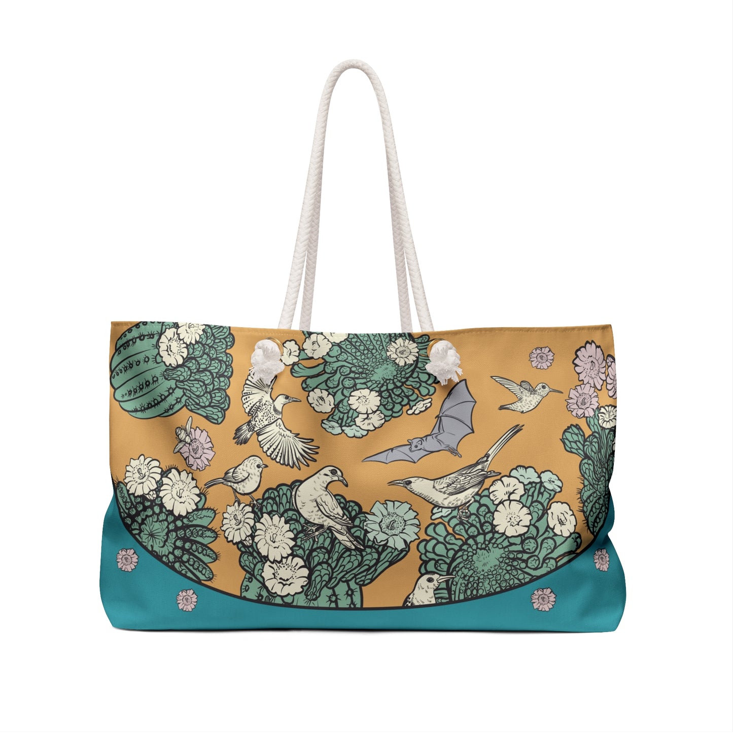 Desert Cactus Weekender Tote Bag