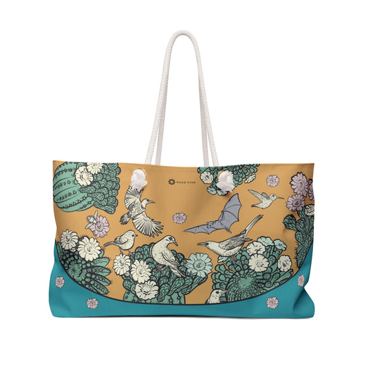 Desert Cactus Weekender Tote Bag