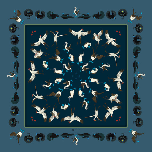 Dancing Birds Scarf