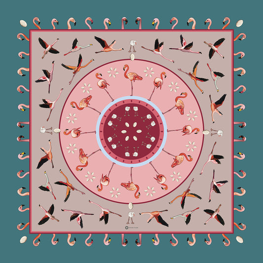 Flamingo Scarf by Posh Tide