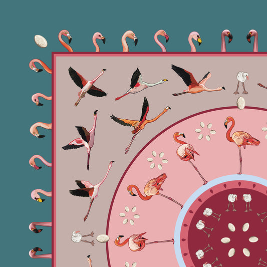 Flamingo Scarf by Posh Tide