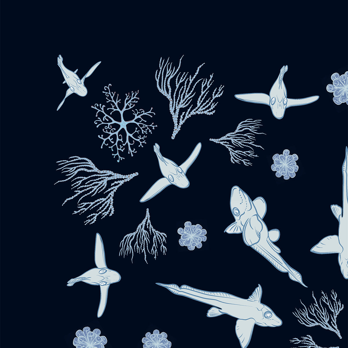 Ghost Shark Bandana