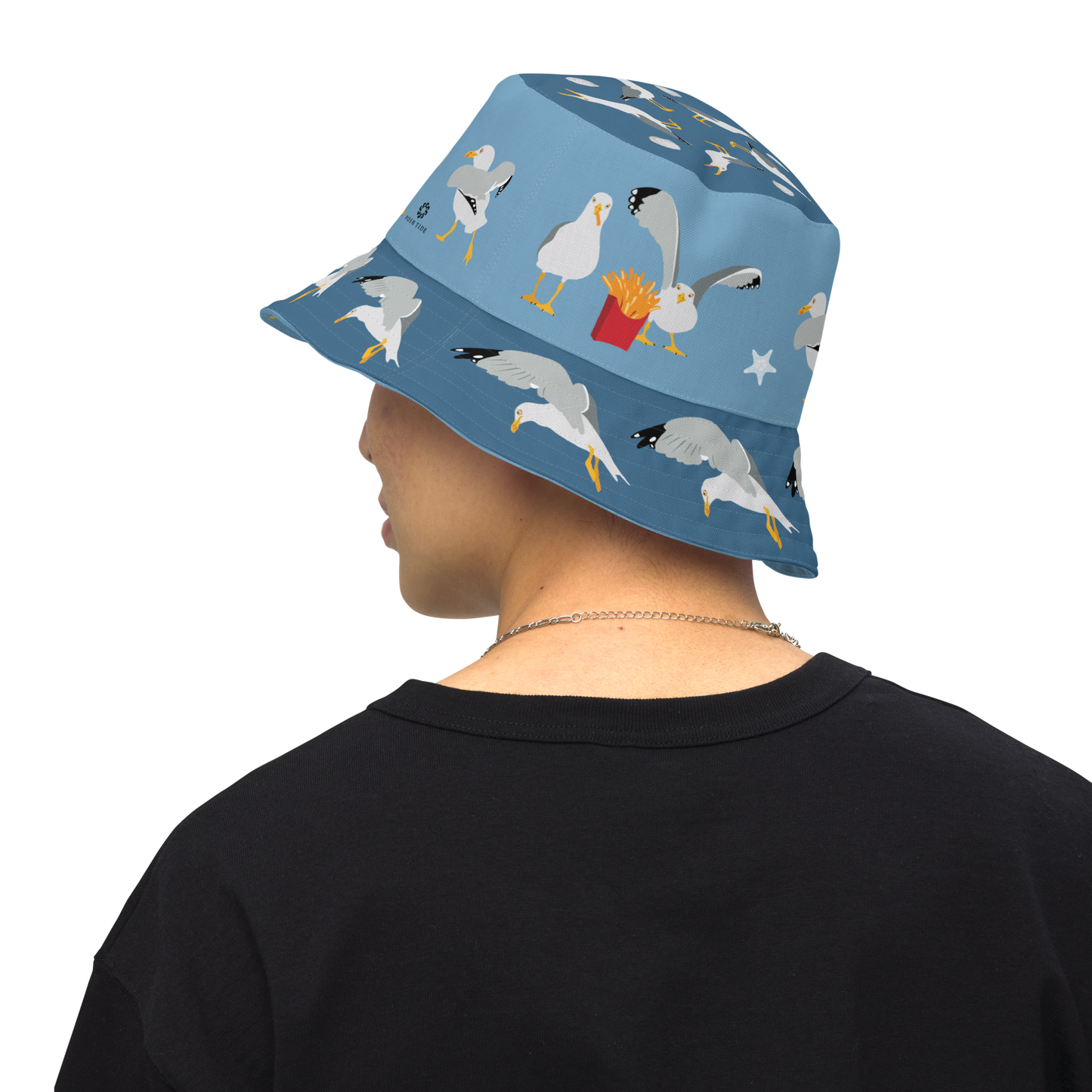 Seagull Reversible Bucket Hat