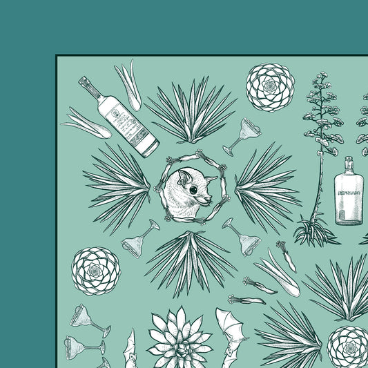 The Night Shift-Agave and Bats Bandana