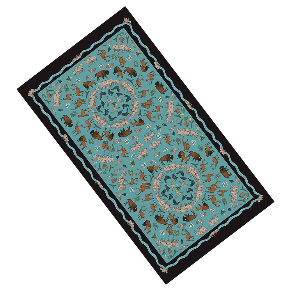 Wolf Trophic Cascade Sarong - Pareo