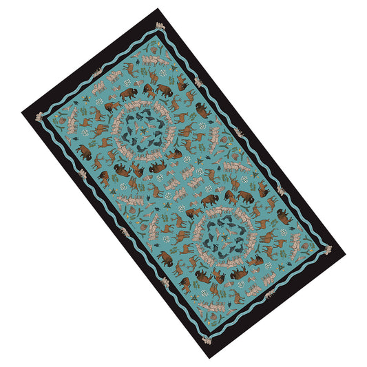 Wolf Trophic Cascade Sarong - Pareo