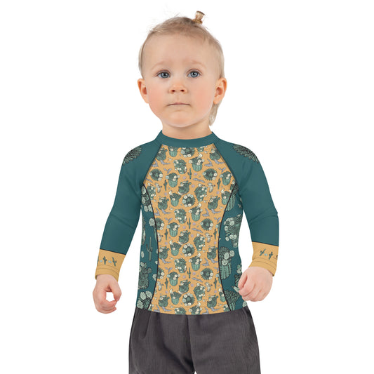 Desert Cactus Kids 2T-7 Rash Guard