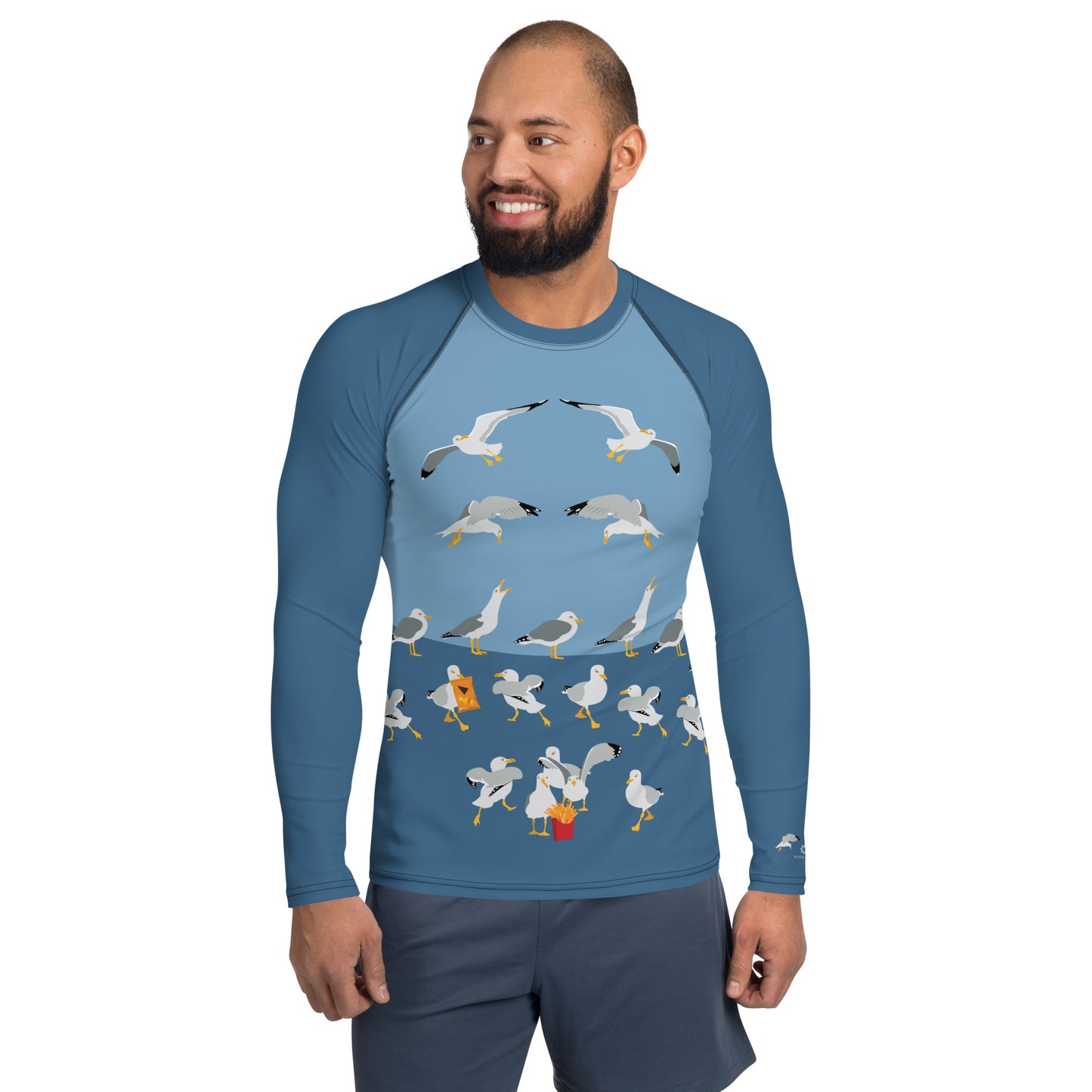 Seagull Men's Rash Guard