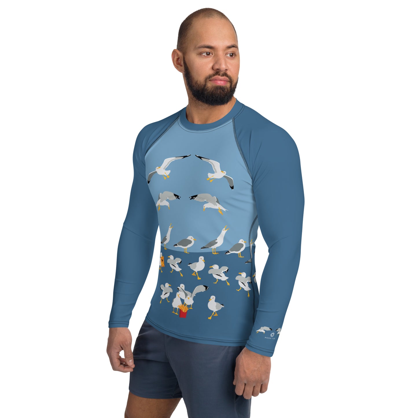 Seagull Men's Rash Guard