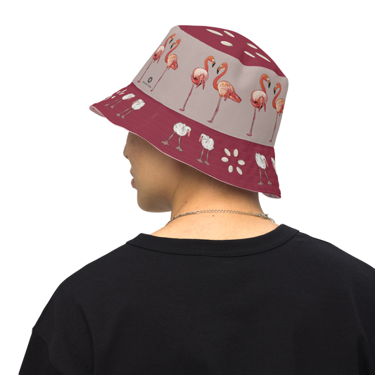 Flamingo Reversible Bucket Hat