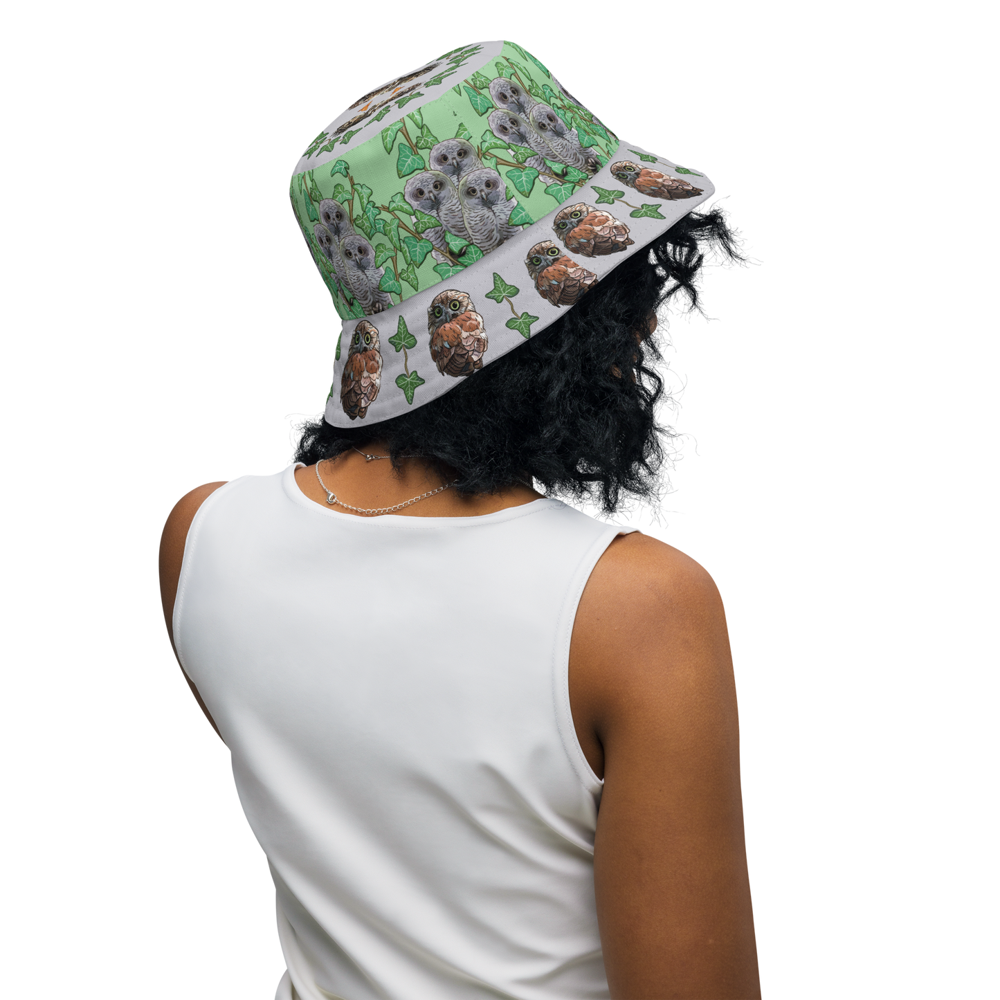 Owl Reversible Bucket Hat