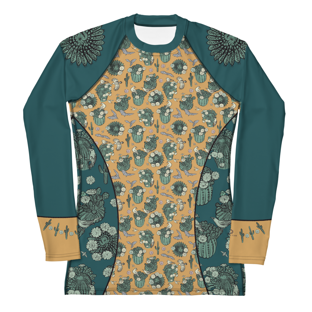 Desert Cactus Women's Rash Guard
