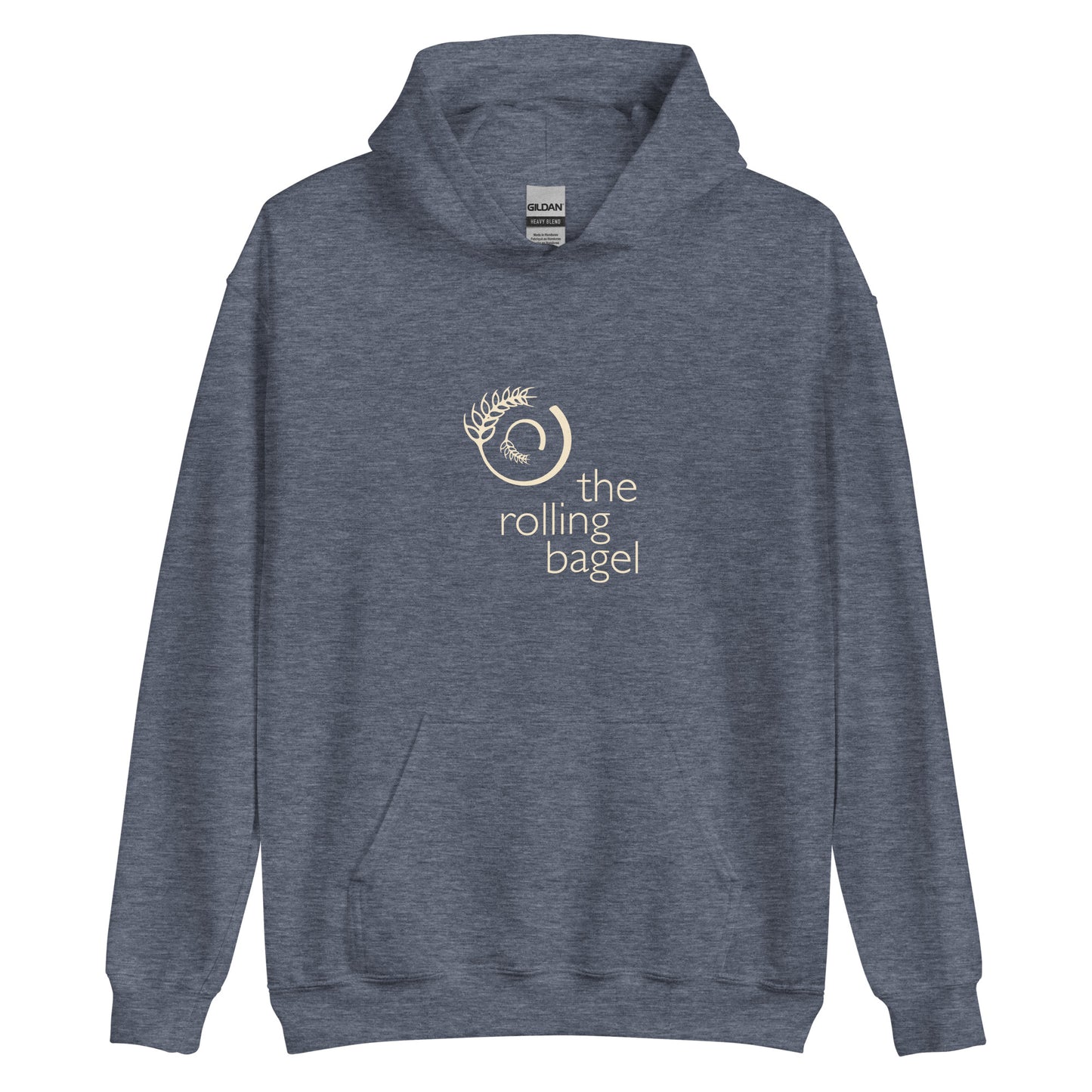 The Rolling Bagel Unisex Hoodie Simple