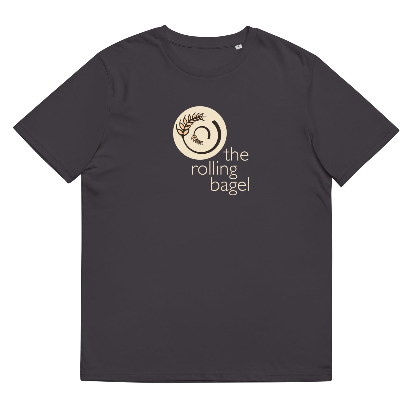 The Rolling Bagel Unisex organic cotton t-shirt V2