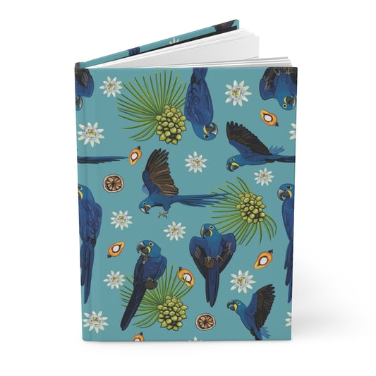 Hyacinth Macaw Hardcover Journal - Posh Tide
