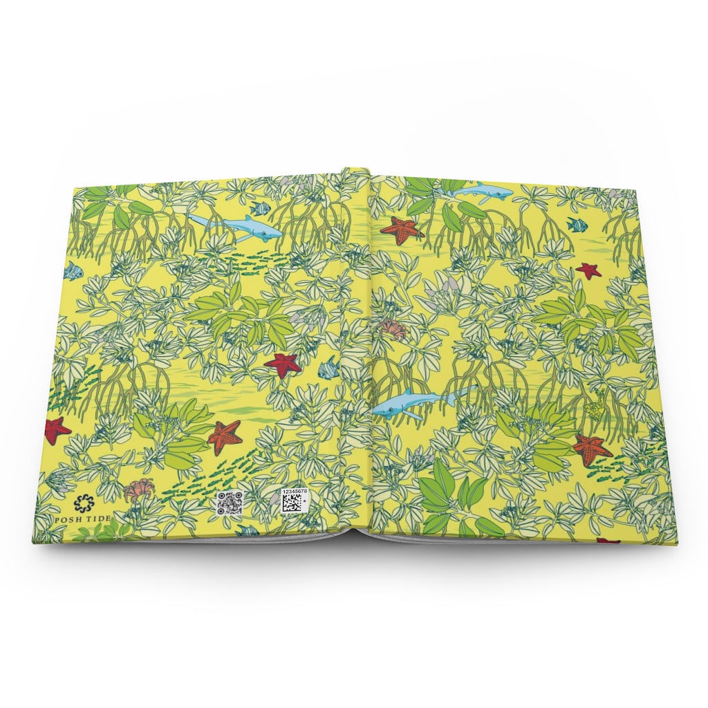 Mangroves in Yellow Hardcover Journal - Posh Tide