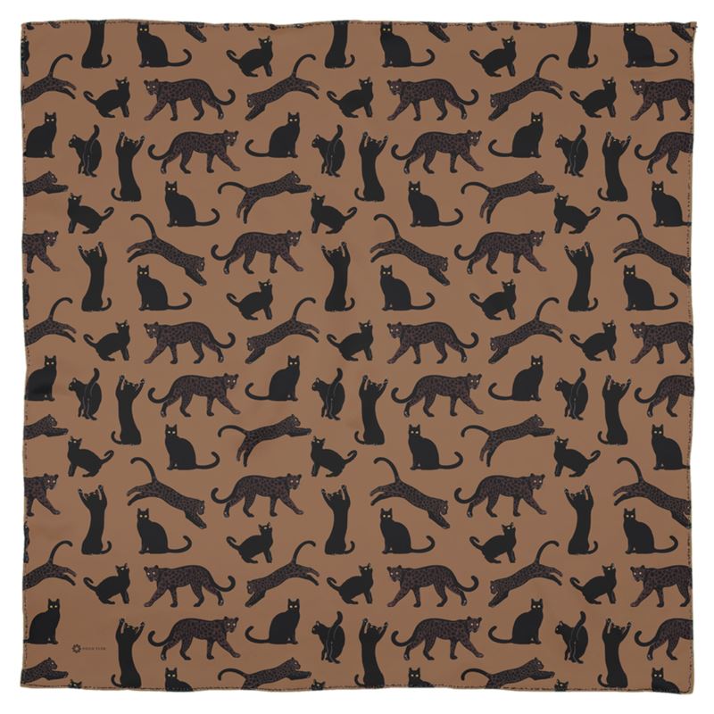 Big Black Cats on Caramel