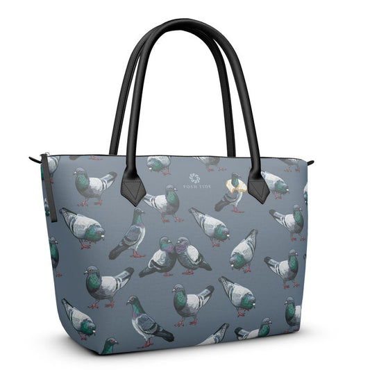 Urban Bird Zip Top Tote - Posh Tide