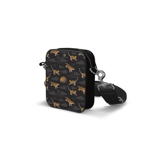 Tigers on Dark Sky Messenger Bag