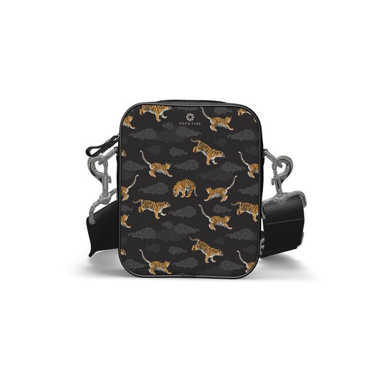 Tigers on Dark Sky Messenger Bag
