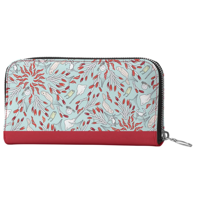 Hydrothermal Vents Long Zip Wallet - Posh Tide