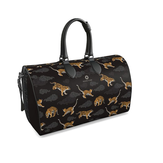 Tigers on Dark Sky Luxury Duffle Bag - Posh Tide