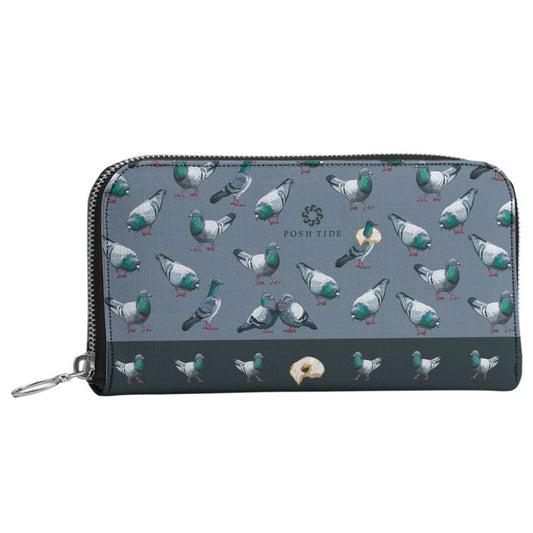 Urban Bird Long Zip Wallet - Posh Tide