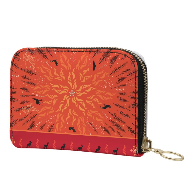 Fire Mini Zip Wallet