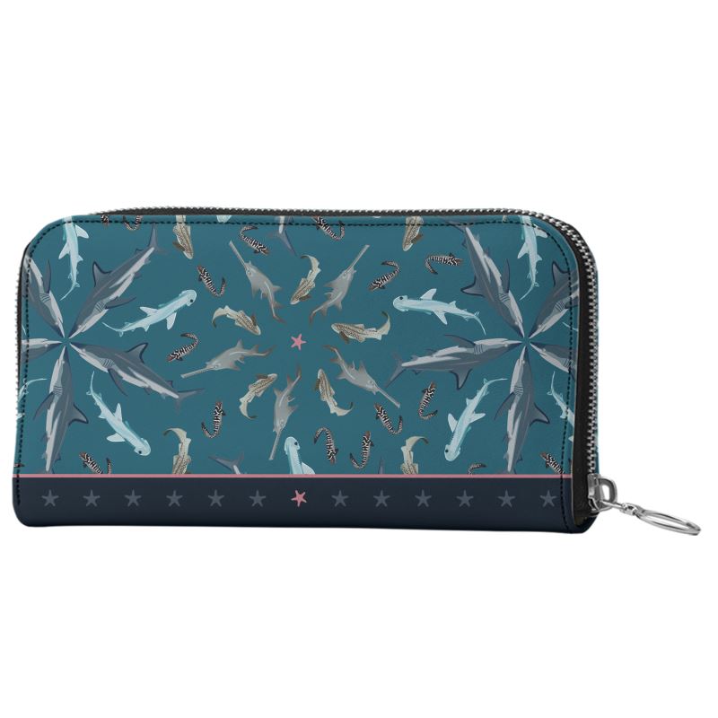 Parthenogenesis in Sea Long Zip Wallet