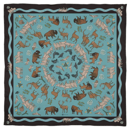 Wolf Trophic Cascade Scarf