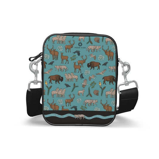 Wolf Trophic Cascade Messenger Bag