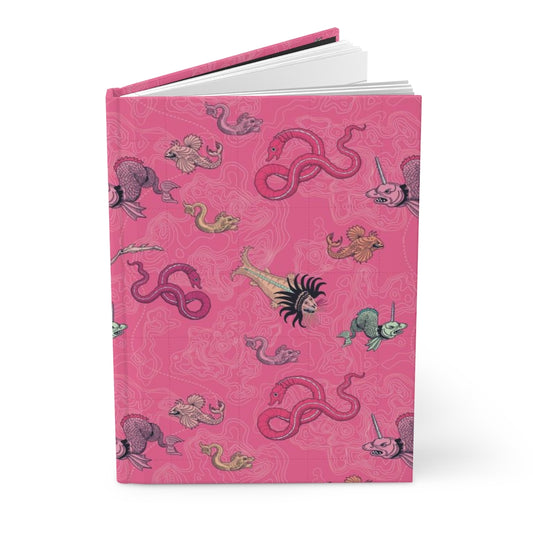 Vintage Sea Monsters Hardcover Journal Matte - Posh Tide