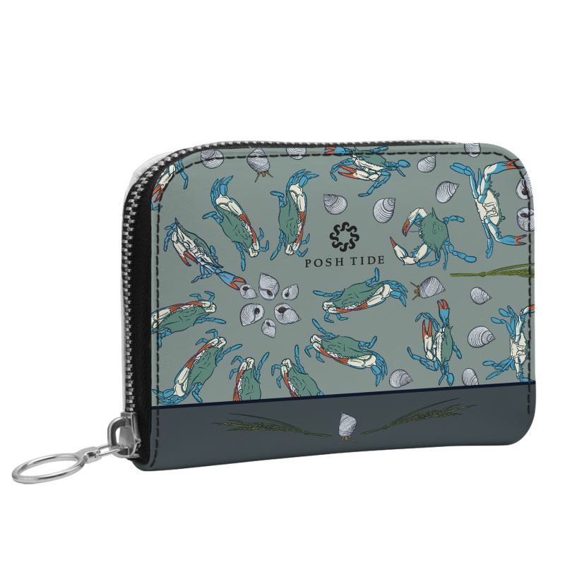 Marsh Periwinkle Mini Zip Wallet