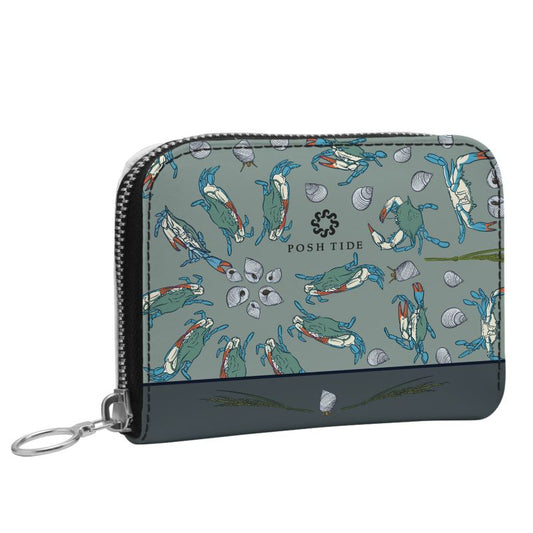 Marsh Periwinkle Mini Zip Wallet