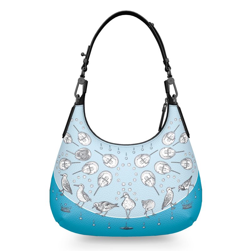 Horseshoe Crab Mini Curved Bag