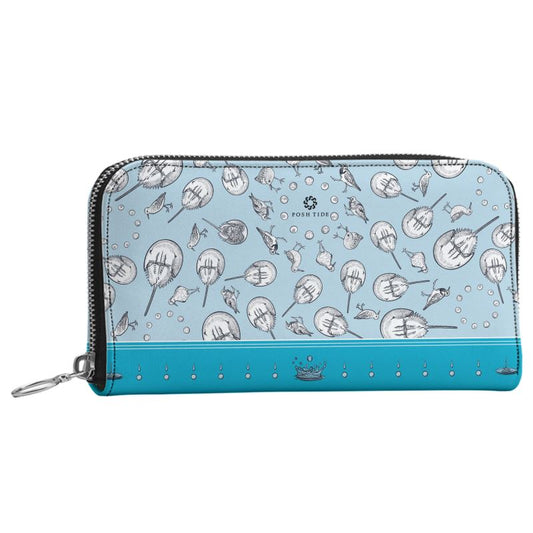 Horseshoe Crab Long Zip Wallet