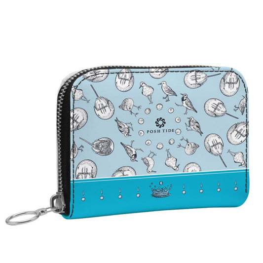 Horseshoe Crab Mini Zip Wallet