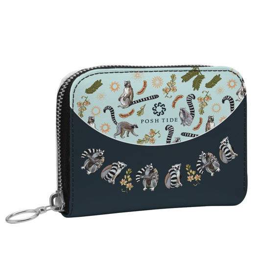 Ring-tailed Lemur Mini Zip Wallet
