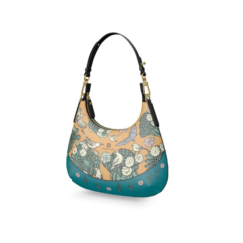Desert Cactus Mini Curve Bag