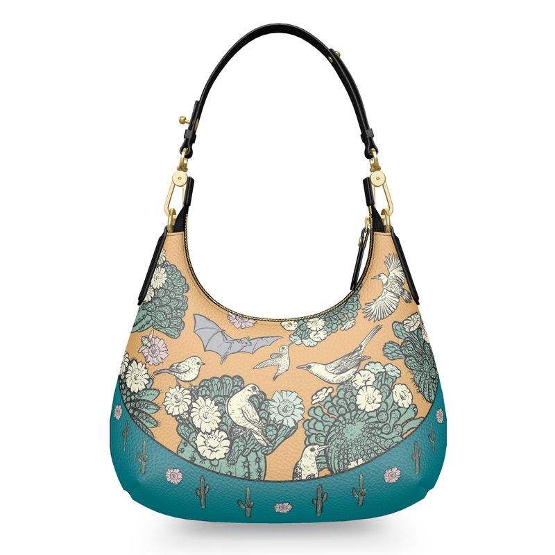 Desert Cactus Mini Curve Bag