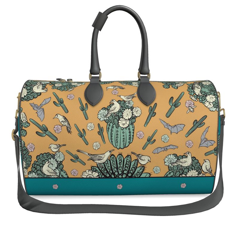 Desert Cactus Luxury Duffle Bag