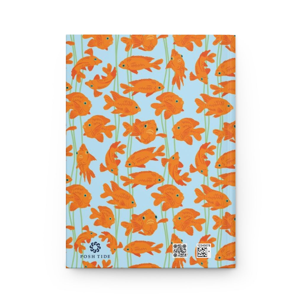 Garibaldi Orange Hardcover Journal - Posh Tide